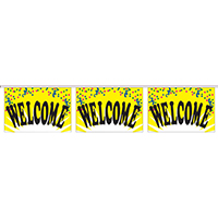Welcome String Pennants