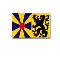 West Flanders Economy Polyester Flag (3 ft. x 5 ft.), PRFLAW35P