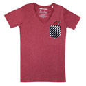Arkansas Razorbacks Crimson V-Neck T-shirt, FBPP0000013661