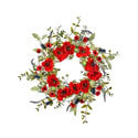 Red, White, and Blue Floral Wreath, REMT23005