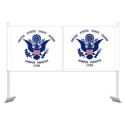 Coast Guard Car Flag, RUFFCFCG