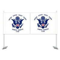 Coast Guard Car Flag, RUFFCFCG