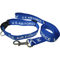 Air Force Dog Collar and Leash Set, RUFFDOGAF