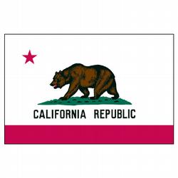 California Economy Polyester Flag (2 ft. x 3 ft.), SCA23P