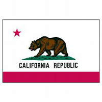 California Economy Polyester Flag (3 ft. x 5 ft.), SCA35P