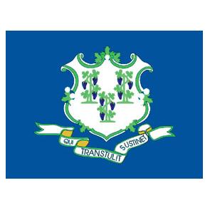 Connecticut Economy Polyester Flag (2 ft. x 3 ft.), SCT23P