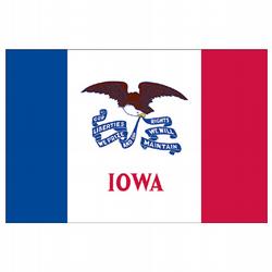 Iowa Economy Polyester Flag (2 ft. x 3 ft.), SIA23P