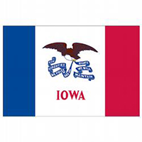 Iowa Flag, SIA35P