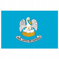 Louisiana Economy Polyester Flag (3 ft. x 5 ft.), SLA35P