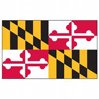 Maryland Economy Polyester Flag (3 ft. x 5 ft.), SMD35P