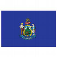 Maine Economy Polyester Flag (3 ft. x 5 ft.), SME35P