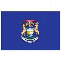 Michigan Economy Polyester Flag (3 ft. x 5 ft.), SMI35P