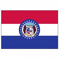 Missouri Economy Polyester Flag (3 ft. x 5 ft.), SMO35P