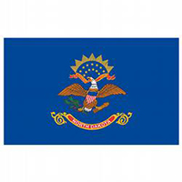 North Dakota Economy Polyester Flag, SND35P