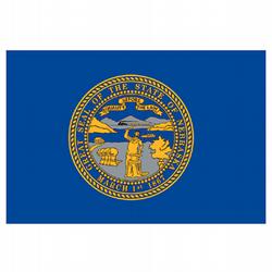 Nebraska Economy Polyester Flag (3 ft. x 5 ft.), SNE35P