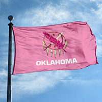 Pink Oklahoma Flag, SOK35PK