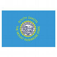 South Dakota Economy Polyester Flag (3 ft. x 5 ft.), SSD35P