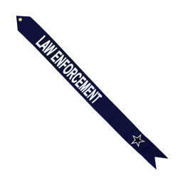 Law Enforcement Blue Star Streamer, STRLS033276
