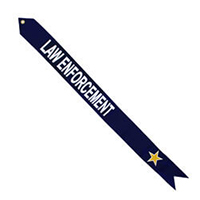 Law Enforcement Gold Star Streamer, STRLS033283