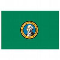 Washington Economy Polyester Flag (3 ft. x 5 ft.), SWA35P