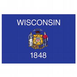 Wisconsin Economy Polyester Flag (2 ft. x 3 ft.), SWI23P