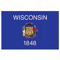 Wisconsin Economy Polyester Flag (3 ft. x 5 ft.), SWI35P