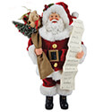 Santa With List Figurine, SWI5603