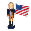 George Washington Nutcracker with Flag, SWI70901