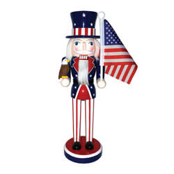 Stars and Stripes Uncle Sam Nutcracker, SWI70966