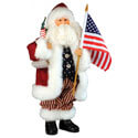 Patriotic Santa Claus Figurine, SWI9323