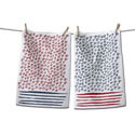 Stars and Stripes Waffle Weave Dish Towel (Set of 2), TAGG11197