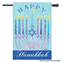 Happy Hanukkah House Banner, TOL1010453H