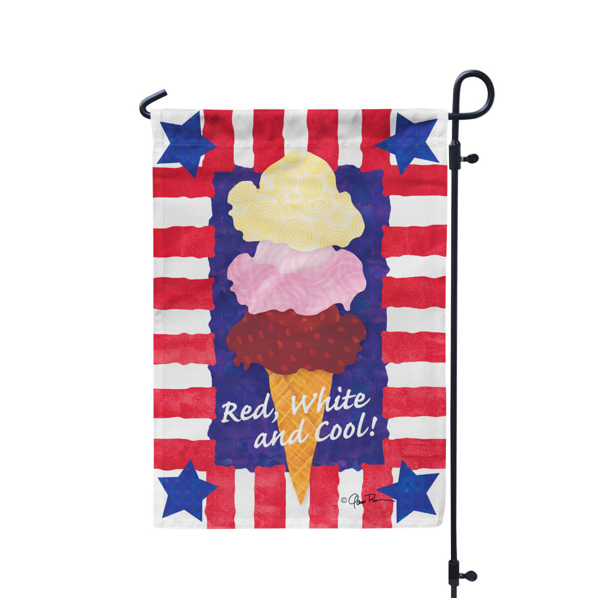 Patriotic Ice Cream Garden Flag Flagandbanner Com - Toland Garden Flag Arbor Patriotic Ice Cream Garden Flag Flagandbanner Com - Toland Garden Flag Arbor