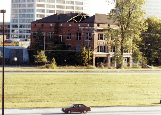 Taborian Hall in 1995 before renovations