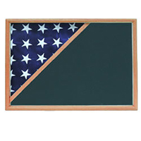 Folded Corner Casket Flag Case, UNI232OA
