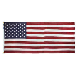 American Flag with Embroidered Stars & Sewn Stripes, US5912C