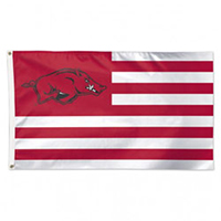 Arkansas Razorback Stars & Stripes Flag, WINC03646115