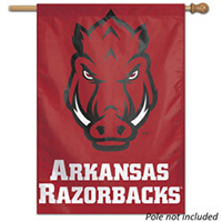 University of Arkansas Razorbacks Hog Face House Banner, WINC24622117H
