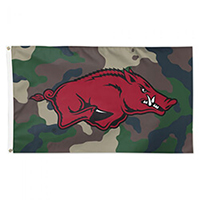 Arkansas Razorbacks Camouflage Polyester Flag (3 ft. x 5 ft.), WINC35685321