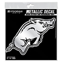 Arkansas Razorbacks Metallic Decal, WINCS44787