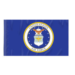 Air Force Flag with Pole Hem, FBPP0000009238