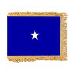 Air Force Brigadier General flag with Pole Hem and Fringe, AAIRFSTAR134PHF