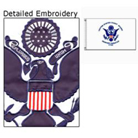 Coast Guard All Sewn flag