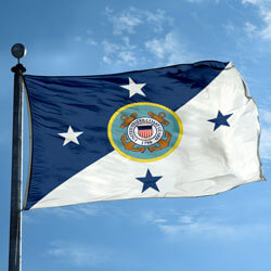 Coast Guard Commandant flag, ACOASSTAR434