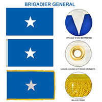 Air Force Brigadier General Flags