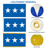Air Force Lieutenant General Flags