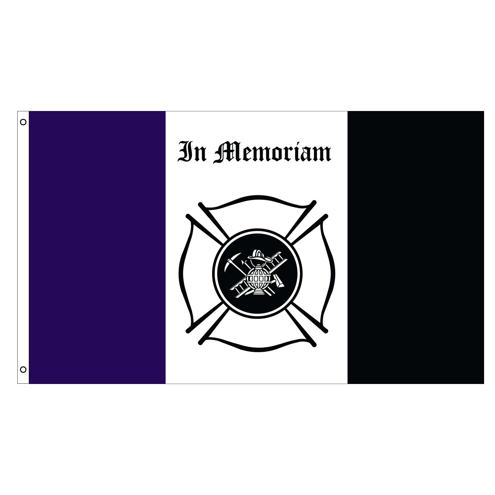 Fireman Mourning Flag, AFIREMOURN35