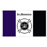 Fireman Mourning Flag, AFIREMOURN35