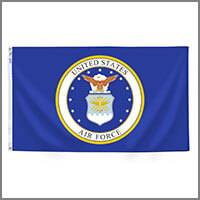 3 Star Air Force Lt. General Outdoor Flag