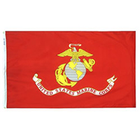 Marine Corps Economy Polyester Flag (3 ft. x 5 ft.), AMARI35P